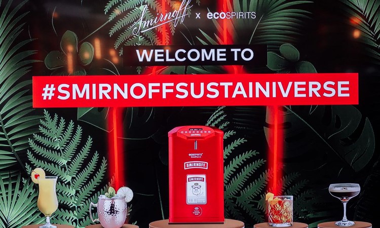 Smirnoff sustainabile packaging